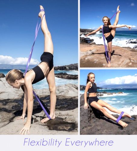 TTolbi Purple Stretch Bands for Dancers